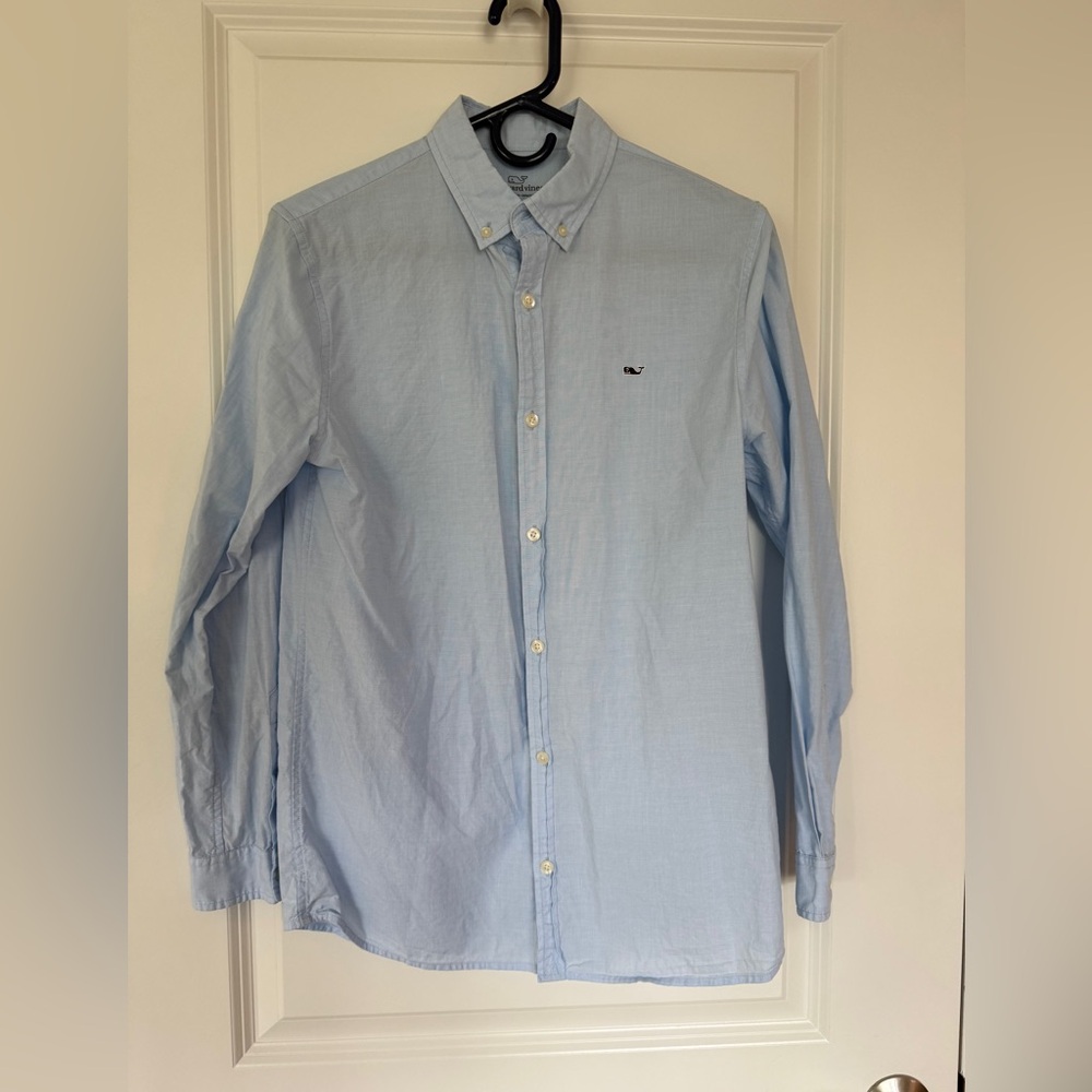 Vineyard Vines Boy’s Sky Blue Button Down Shirt
